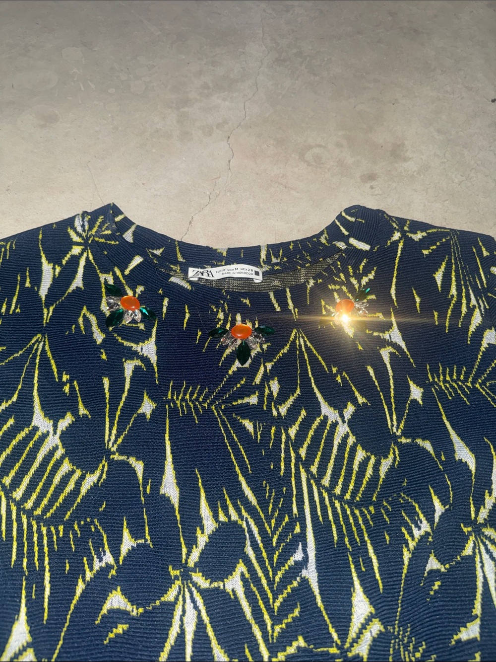 Zara Two Piece Rhinestone Set - Picture 3 of 4